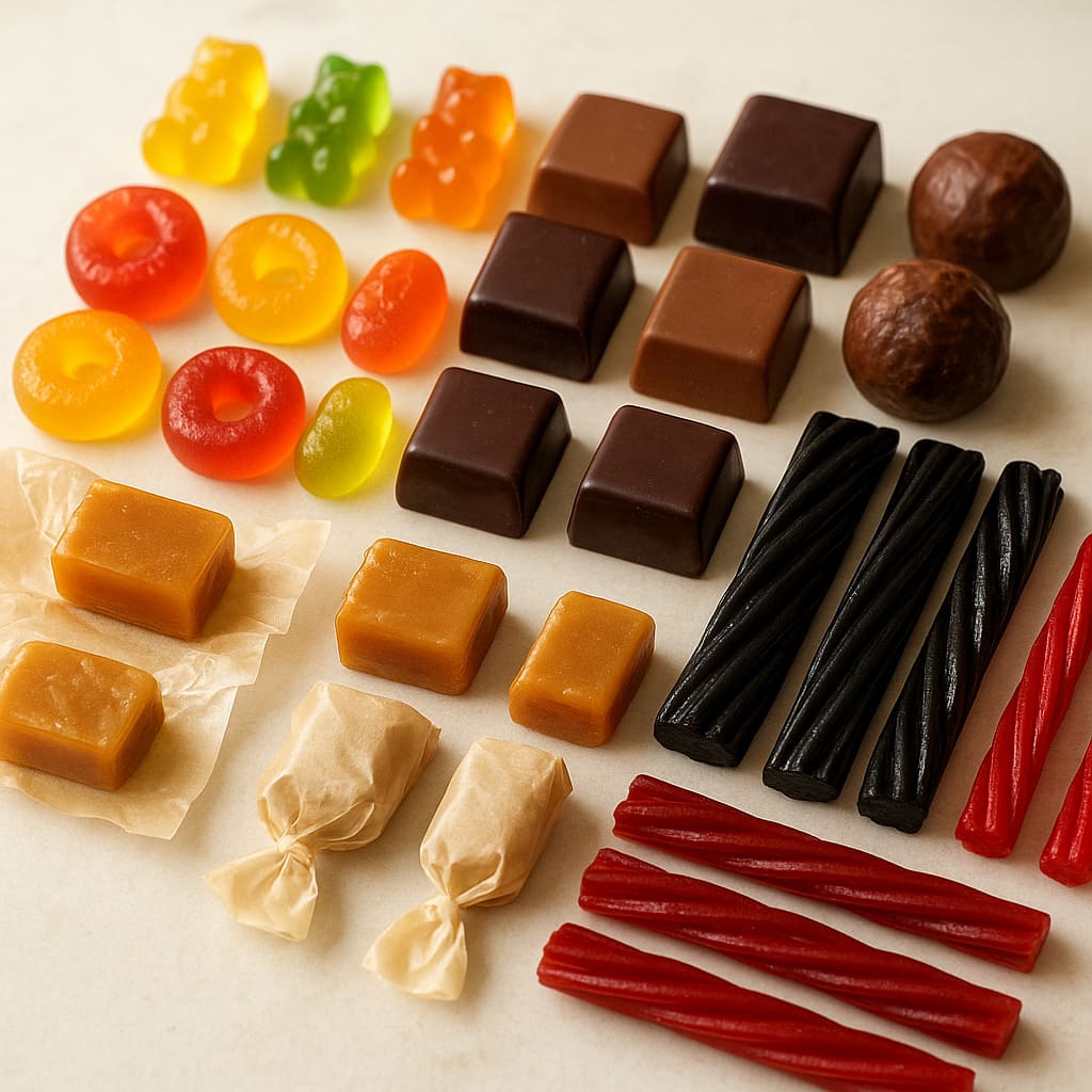 Assortierte Süsswaren